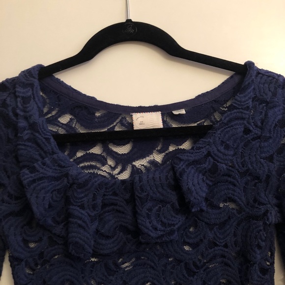 Blue Mesh Top - Picture 2 of 6